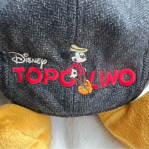 Disney Parks wool blend Irish cap Epcot Topolino Grey One Size fits most - Picture 2 of 14